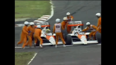 Batalla entre Senna y Prost