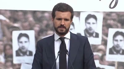 Pablo Casado: "Bildu tiene más diputados que PSOE, Podemos, PP, Ciudadanos y VOX"