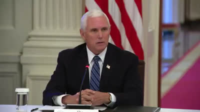 Mike Pence: "While some are talking about defunding the police, we're going to defend the police"