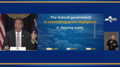 Andrew Cuomo: "Political agenda over public health"