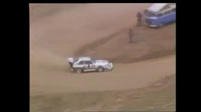 Walter Rohrl driving Audi Sport Quattro