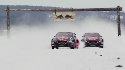 Sébastien Loeb sous la neige