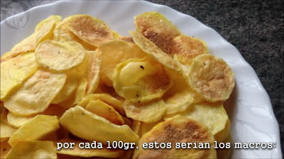 Fitness chips without oil