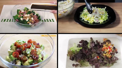 7 ensaladas diferentes y fáciles de preparar
