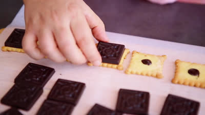 Square chocolate cookie recipe