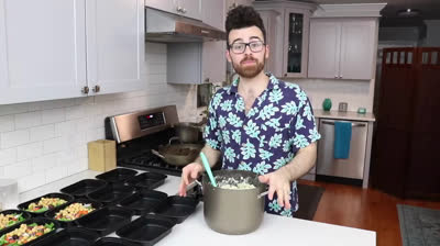 Preparación de comida vegana: Cena para toda la semana