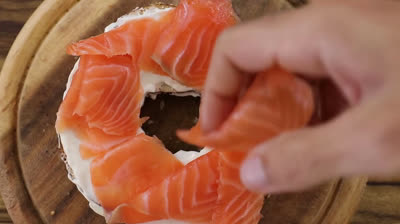 Receta con salmón ahumado