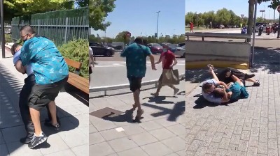 Security agent reduces thief at "Puerta Venecia" shopping centre in Zaragoza