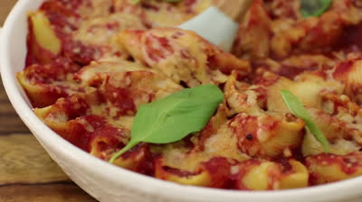 Spinach and ricotta stuffed pasta recipe