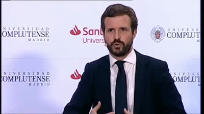 Pablo Casado: "Agradecemos la solidaridad de la UE para salir de una  recesión provocada por las malas políticas de los últimos 2 años"