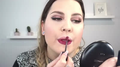 Trying out lipsticks from Zara 