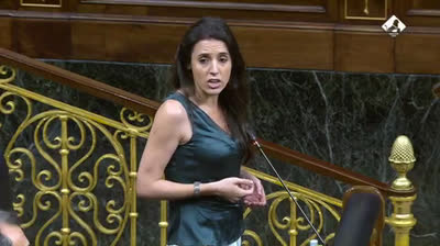 Irene Montero responde a Belén Hoyo: "¿Qué es para usted una conducta machista?"