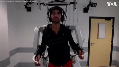 Exoskeleton controlled by brain