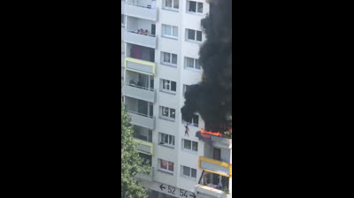Incendio Grenoble Video