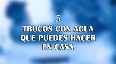 5 water experiments you can do at home