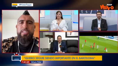 Arturo Vidal: “Con Setién hemos trabajado muy poco”