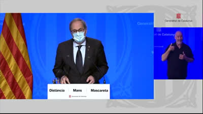 Quim Torra pide la abdicación de Felipe VI