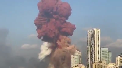Collection of videos from different angles of the Beirut explosion