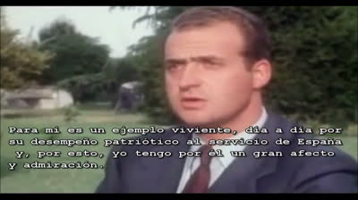 "Franco es un ejemplo para mi" (Juan Carlos I)