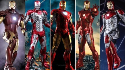 All of Iron Man's armor since his first appearance