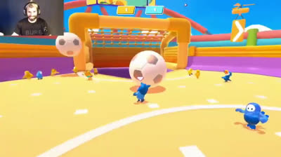 Kun Agüero goes crazy with the Fall Guys