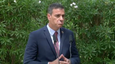 Pedro Sánchez responde sobre la investigación a Podemos en los tribunales
