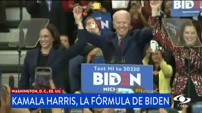 Joe Biden selects Kamala Harris as vice president
