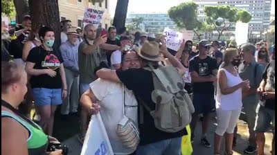 Manifestación en Madrid contra el uso de las mascarillas | Vídeo completo #16A