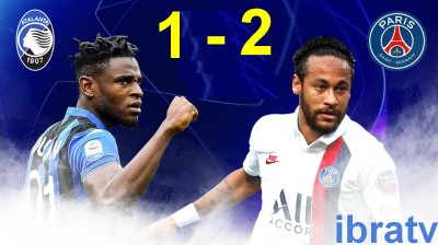 ΑtаΙаntа Vѕ ΡЅG (1 - 2) | Goles & Resumen Completo Highlights  narrador Fernando Palomo