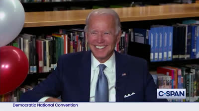 Joe Biden officially nominated as a Democratic candidate for president of the USA