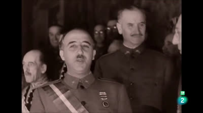 Presentación de embajadores de Hitler y Mussolini a Franco en Salamanca (1937)