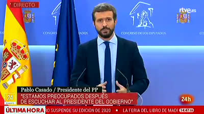 Pablo Casado: "España no tiene a nadie al timón"