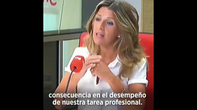 Yolanda Díaz: "Se van a aplicar las medidas necesarias para cuidar de nuestros hijos y de nuestros docentes"