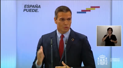 Pedro Sánchez: "Sola la unión de todos nos dará una oportunidad de vencer al virus"