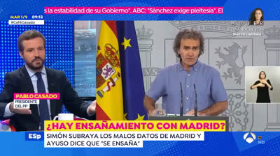 Pablo Casado: "¿Qué credibilidad tiene Fernando Simón?"