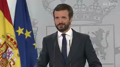 Pablo Casado: "Madrid siempre ha sido una obsesión para Pedro Sánchez. Tiene que responder sobre Barajas, que quizás tenga que ver con la situación"