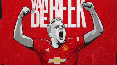 Entrevista a Van de Beek como nuevo jugador del Manchester United