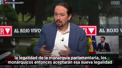 Pablo Iglesias: "Más temprano que tarde habrá una mayoría republicana en España"