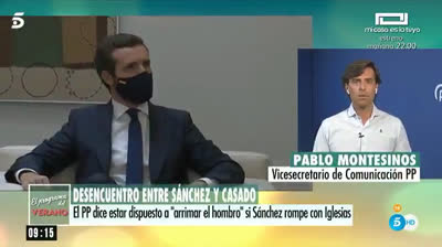 Pablo Montesinos: "Los postulados económicos del PP son incompatibles con los de Podemos"