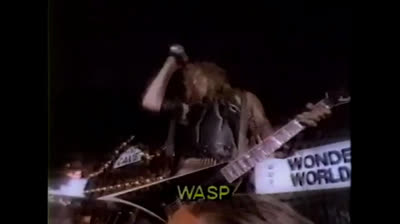 WASP - New Music, Toronto TV November 1984 - Blackie Lawless + Chris Holmes interview (in bed)