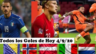 Todos los goles de la liga de naciones 2020 jornada 04/09/2020
