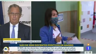 Enrique Ossorio confirma que se incorporarán 11.000 profesores en Madrid