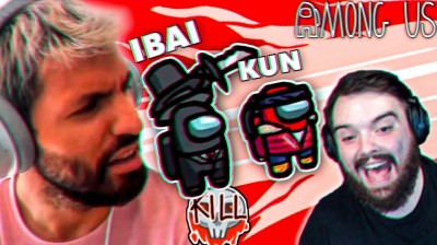 Ibai Llanos mata a Kun Aguero en Among Us