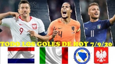 todos los goles de hoy 07/09/2020 la liga de Naciones UEFA