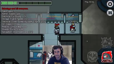 Courtois llama “puto gordo” a Ibai jugando al “Among Us”