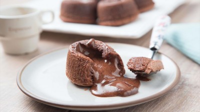 Recipe of chocolate coulant in 1 minute