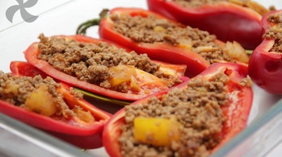 Receta de pimientos rellenos en 1 minuto