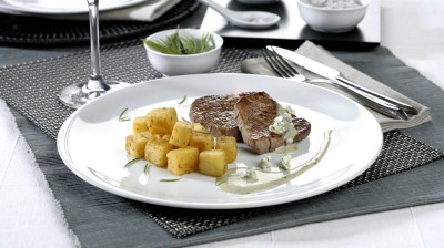 Receta de solomillo al cabrales en 1 minuto