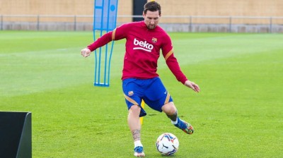 Leo Messi vuelve a los entrenamientos con el Barça