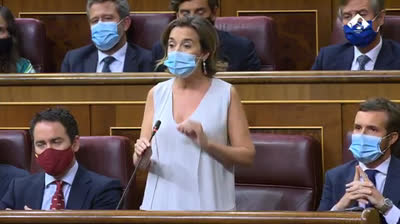 Cuca Gamarra pregunta a Carmen Calvo - Sesión de Control 9 de Septiembre 2020